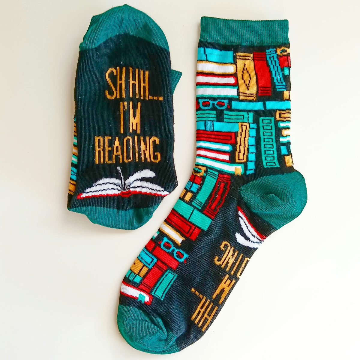 Shh...I'm Reading Socks