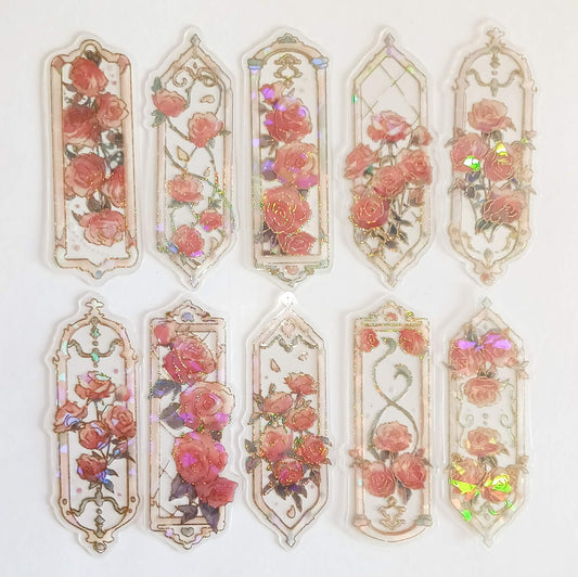 Bookmark - Holographic Rose