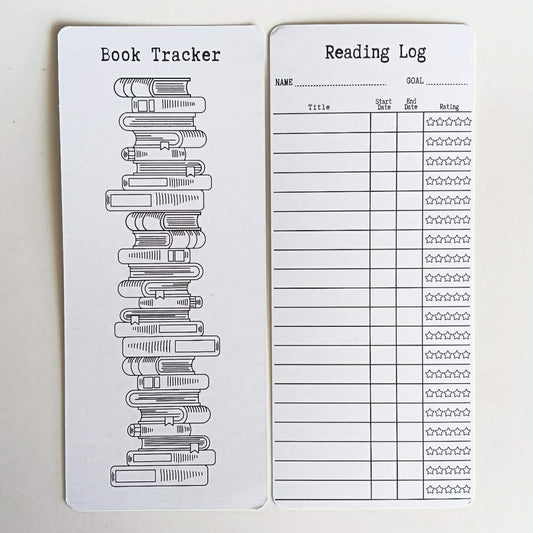 Reading Log Bookmark