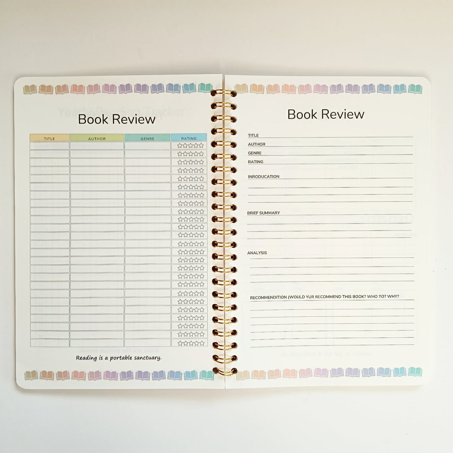 Reading Journal -2nds