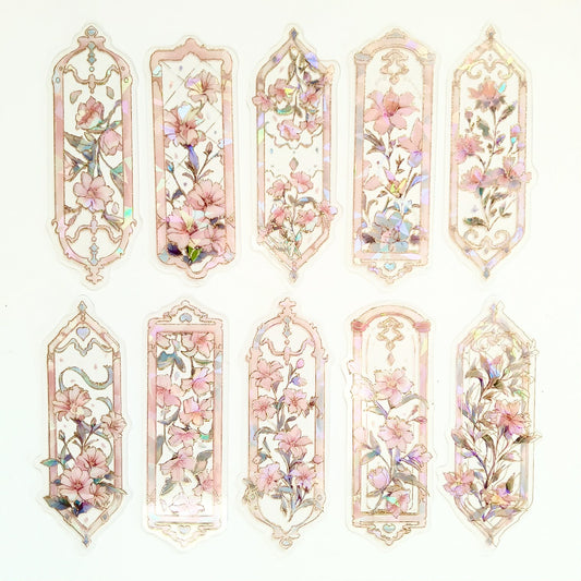 Bookmark - Holographic Floral